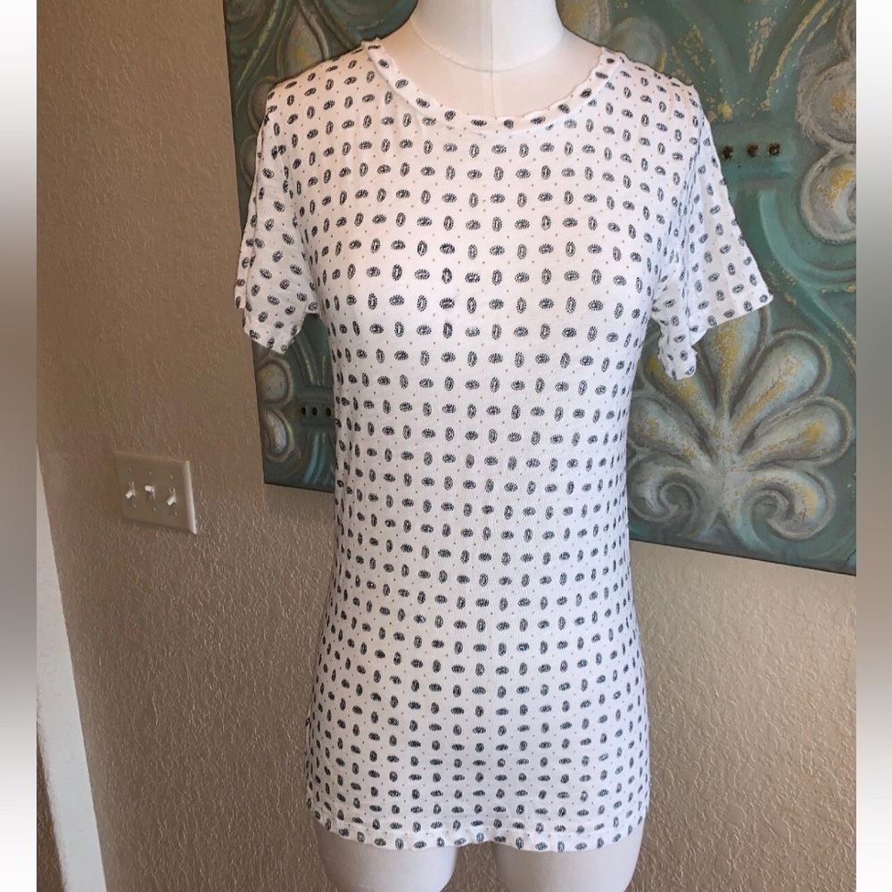 J. Crew Paisley Sparkle foulard T-shirt NWT, XL * A DOUBLE LISTING. JUST HAVE 1.